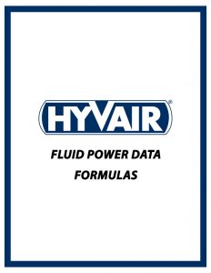 HyVair Fluid Power Data Formulas