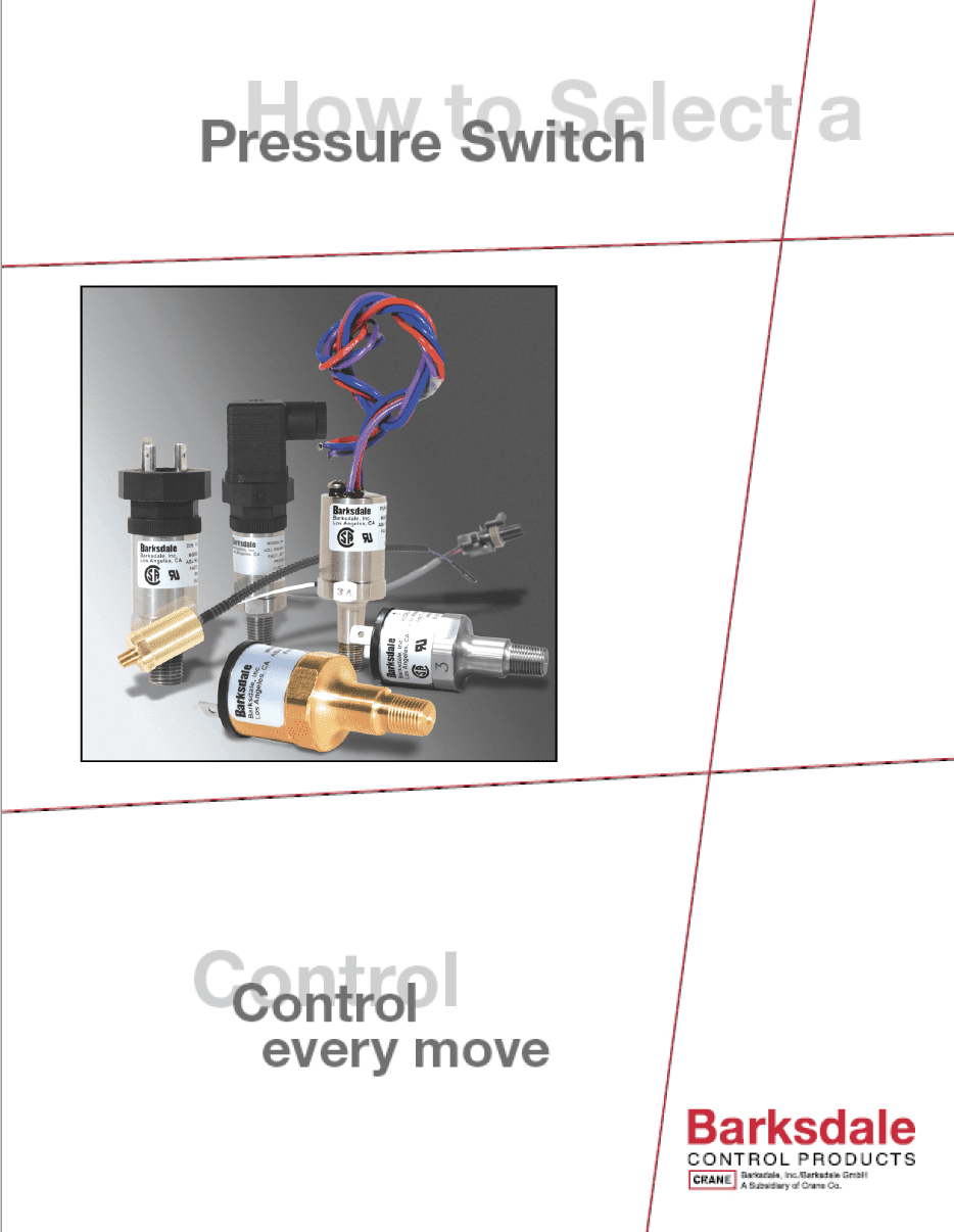 Howe to Select a Pressure Switch